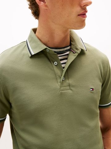 Tommy Hilfiger - Áo thun có cổ polo tay ngắn nam Tipped Slim Fit Seasonal Polo