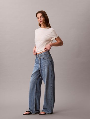 Calvin Klein - Quần Jeans Dài Nữ Low Rise Baggy Jeans