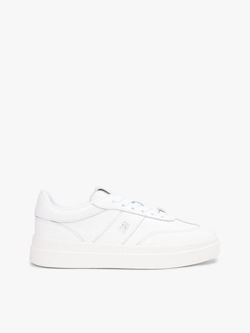 Tommy Hilfiger - Giày Sneakers Nữ Debossed TH Monogram Leather Court Trainers