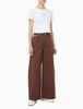Calvin Klein - Quần kaki ống rộng nữ CK Super Wide Pants