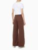 Calvin Klein - Quần kaki ống rộng nữ CK Super Wide Pants