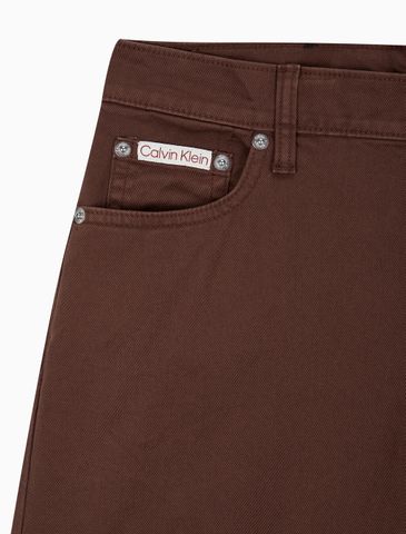 Calvin Klein - Quần kaki ống rộng nữ CK Super Wide Pants
