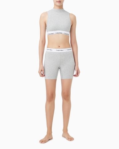 Calvin Klein - Áo lót nữ Lightly Lined Mockneck Bralett - Icon Cotton Modal - 3
