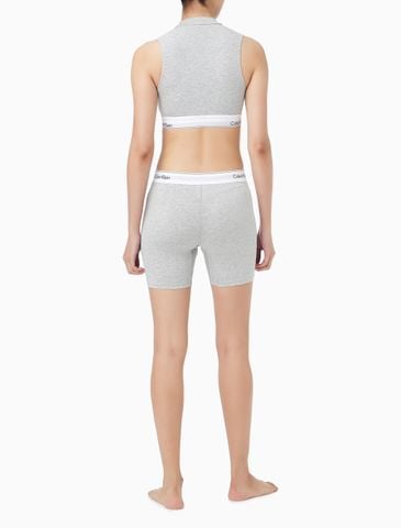 Calvin Klein - Áo lót nữ Lightly Lined Mockneck Bralett - Icon Cotton Modal - 4