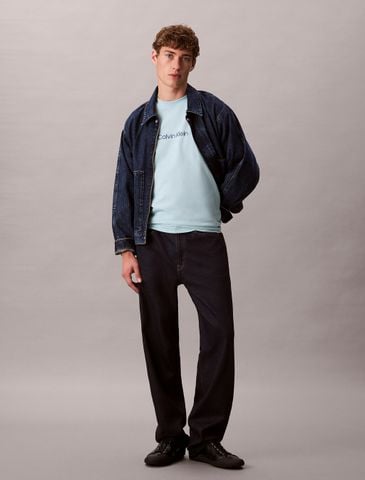 Calvin Klein - Áo phông thời trang nam CK Logo Crew Neck Tee - 2