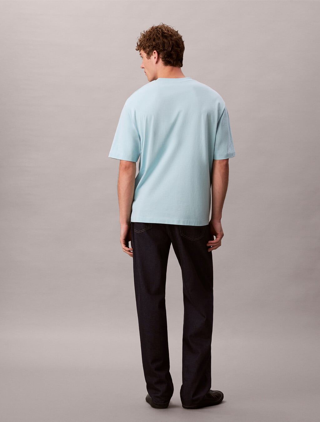 Calvin Klein - Áo phông thời trang nam CK Logo Crew Neck Tee