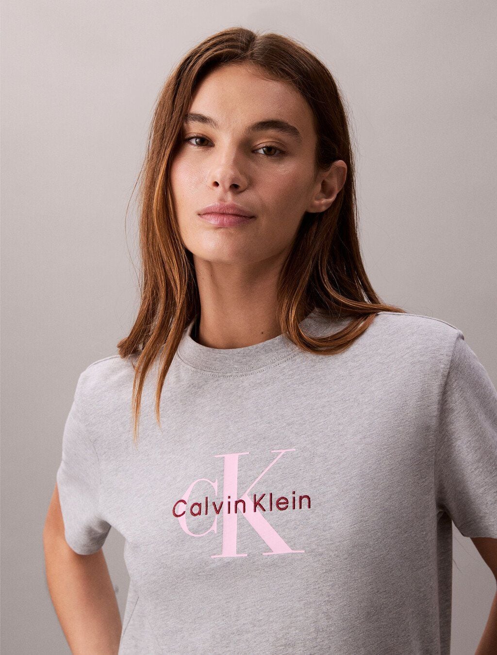 Calvin Klein - Áo thun thời trang nữ Monogram T-shirt