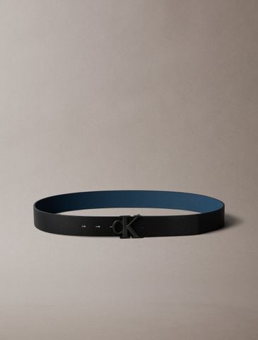 Calvin Klein - Thắt lưng nam Monogram Buckle 35mm Reversible Belt