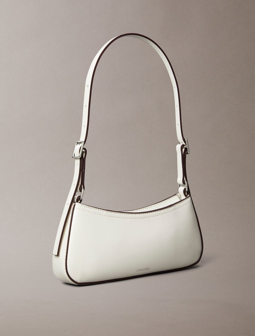 Calvin Klein - Túi nữ Ck Monogram Logo Hardware Shoulder Bag