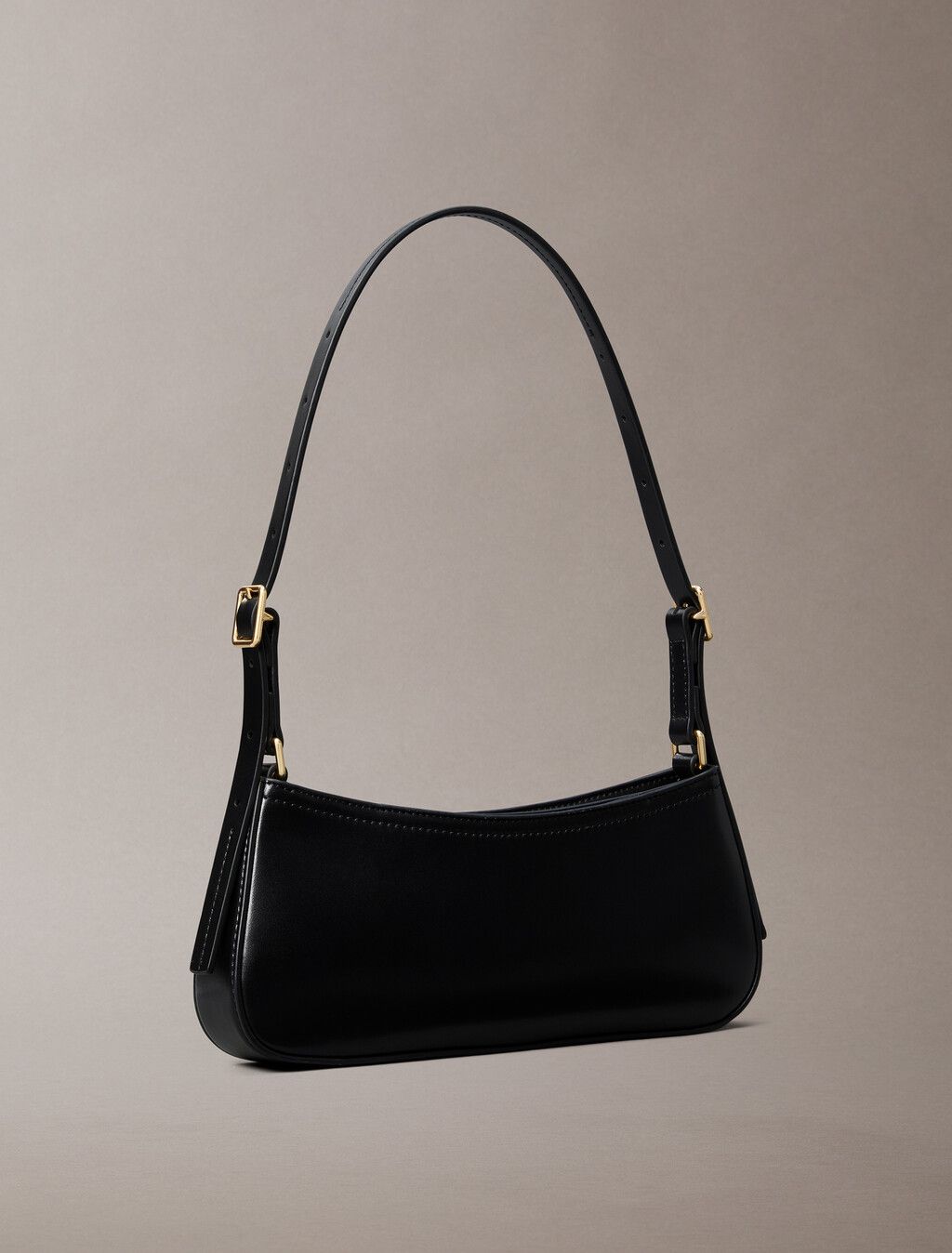 Calvin Klein - Túi nữ Ck Monogram Logo Hardware Shoulder Bag