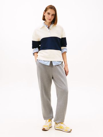 Tommy Hilfiger - Áo Sweatshirt Nữ Gold Button Rugby Terry Sweatshirt