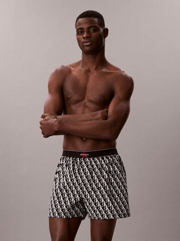 Calvin Klein - Quần Ngủ Nam Monogram Logo Slim Boxer