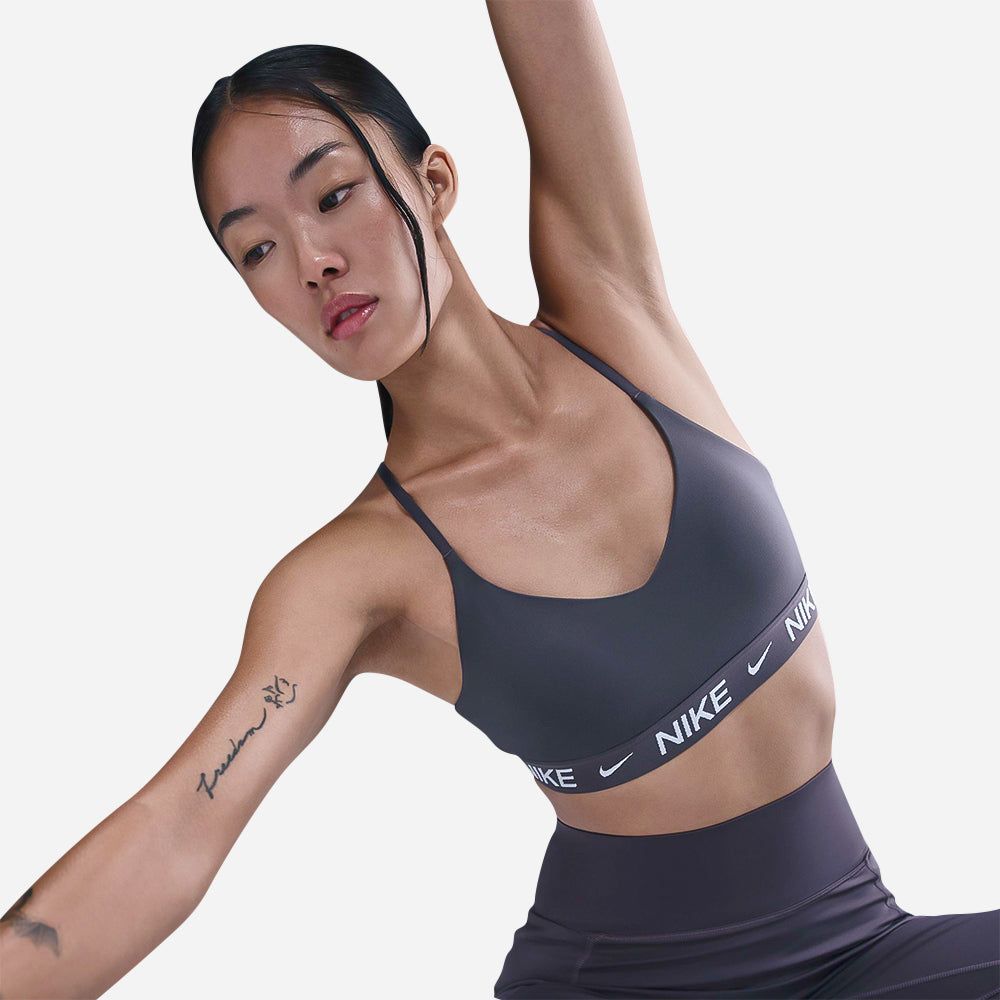 Nike - Áo ngực thể thao hỗ trợ nhẹ Nữ Women's Indy Light-Support Sport Bra - Purple