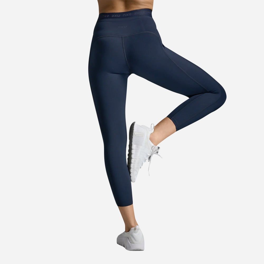 2Xu - Quần dài ống bó chạy bộ nữ Form Stash High-Rise Comp 7/8 Running