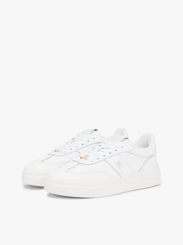 Tommy Hilfiger - Giày Sneakers Nữ Debossed TH Monogram Leather Court Trainers