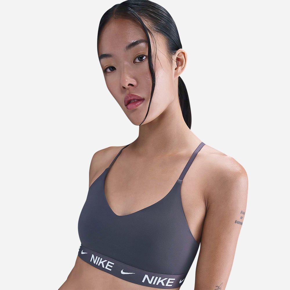 Nike - Áo ngực thể thao hỗ trợ nhẹ Nữ Women's Indy Light-Support Sport Bra - Purple