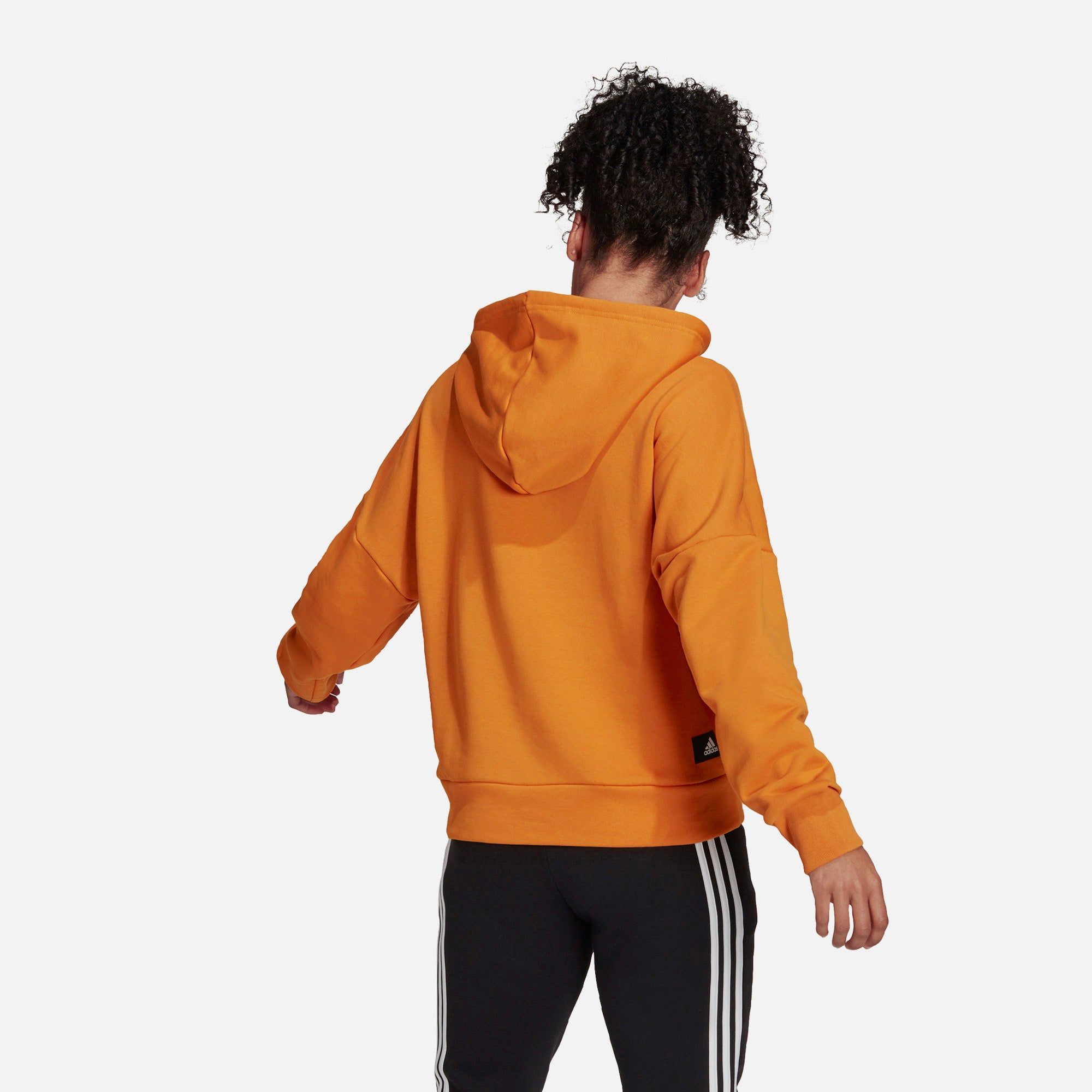 adidas - Áo khoác có mũ trùm đầu Nữ Women's Adidas Future Icons Hoodie - Orange