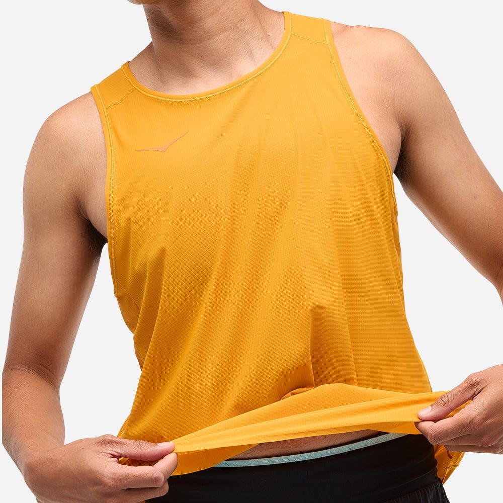 Hoka - Áo ba lỗ chạy bộ nam Airolite Running Tanks