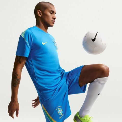 Nike - Quần Ngắn Thể Thao Nam Brazil 2026 Stadium Home Dri-FIT Football Replica Shorts