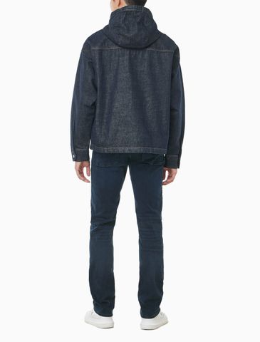 Calvin Klein - Áo khoác nam CK Denim Zip Front Hoodie - 2