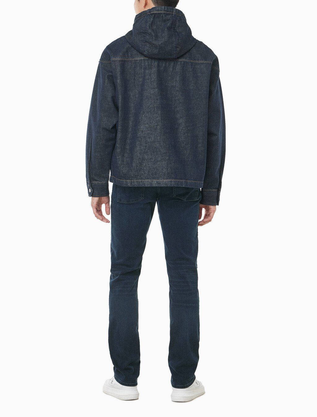 Calvin Klein - Áo khoác nam CK Denim Zip Front Hoodie