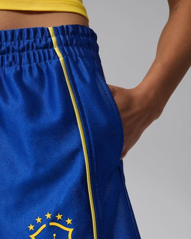 Nike - Quần Ngắn Thể Thao Nữ Jordan Brooklyn Women's Knit Brazil Shorts - 3