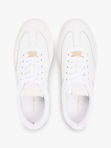 Tommy Hilfiger - Giày Sneakers Nữ Debossed TH Monogram Leather Court Trainers