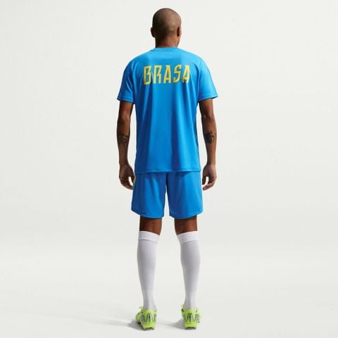 Nike - Quần Ngắn Thể Thao Nam Brazil 2026 Stadium Home Dri-FIT Football Replica Shorts