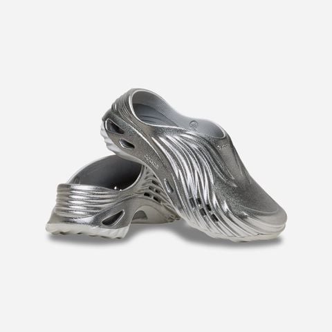 Crocs - Giày Clog Nam Nữ Echo Wave Clogs - Gray Lifestyle