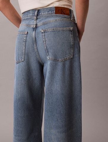 Calvin Klein - Quần Jeans Dài Nữ Low Rise Baggy Jeans