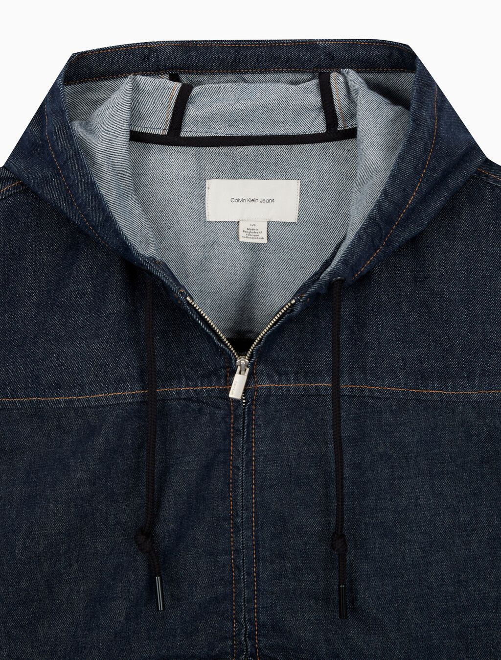 Calvin Klein - Áo khoác nam CK Denim Zip Front Hoodie