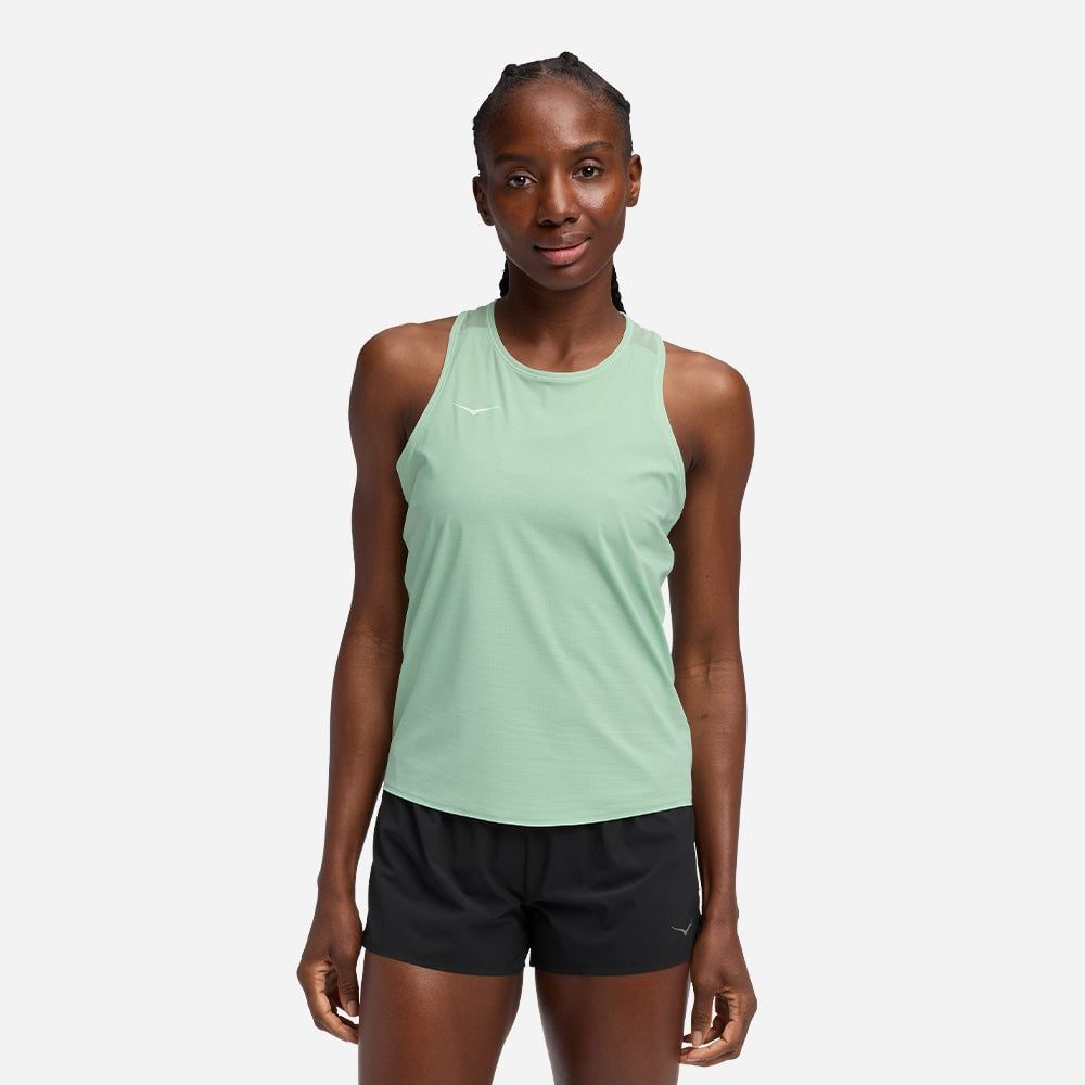 Hoka - Áo ba lỗ chạy bộ nữ Airolite Tank 2.0 Running