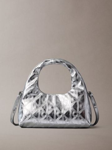 Calvin Klein - Túi xách nữ Puffer Emblem Logo Metallic Mini Bag