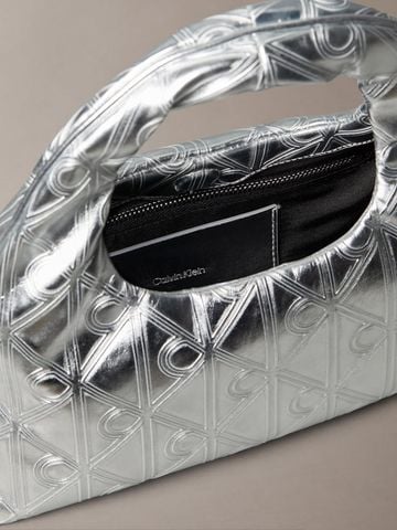 Calvin Klein - Túi xách nữ Puffer Emblem Logo Metallic Mini Bag