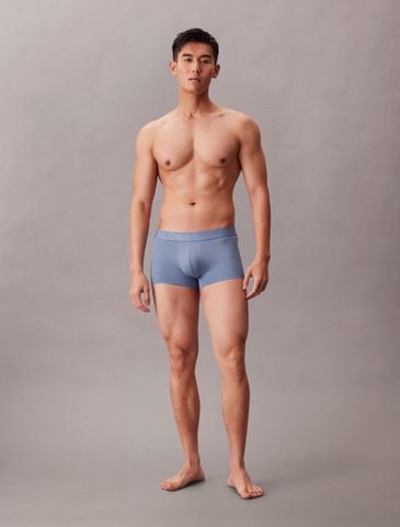Calvin Klein - Quần Lót Nam Black Microfiber Stretch Low Rise Trunk