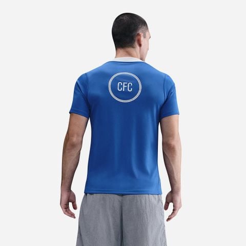 Nike - Áo đá banh Nam Men's Chelsea F.C. Academy Pro Dri-Fit Total 90 Pre-Match Football Jersey - Blue