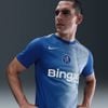 Nike - Áo đá banh Nam Men's Chelsea F.C. Academy Pro Dri-Fit Total 90 Pre-Match Football Jersey - Blue