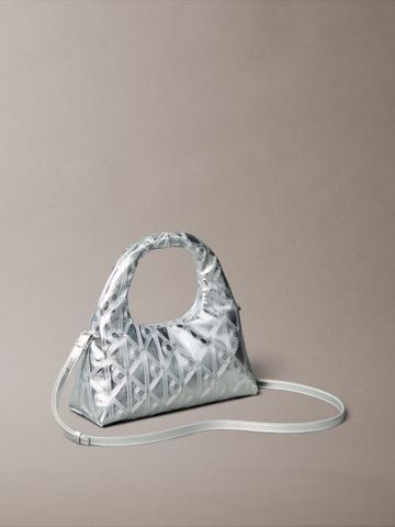 Calvin Klein - Túi xách nữ Puffer Emblem Logo Metallic Mini Bag