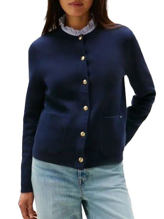 Tommy Hilfiger - Áo khoác len mỏng tay dài nữ Jersey Strech Reversible Cardigan