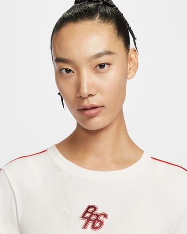 Nike - Áo phông tay ngắn thể thao Nữ Sportswear Women's Tight Ribbed T-Shirt
