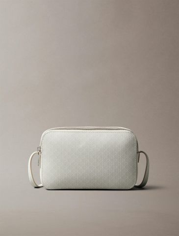 Calvin Klein - Túi xách nữ Allover Monogram Logo Camera Bag