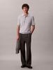 Calvin Klein - Áo polo dệt kim nam Silk Cashmere Polo Sweater
