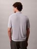 Calvin Klein - Áo polo dệt kim nam Silk Cashmere Polo Sweater