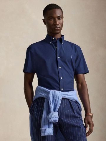 Ralph Lauren - Áo Sơ Mi Nam Custom Fit Stretch Poplin Shirt