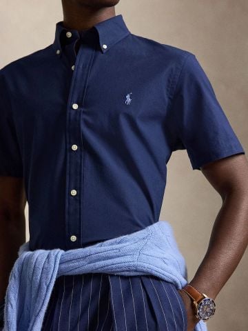 Ralph Lauren - Áo Sơ Mi Nam Custom Fit Stretch Poplin Shirt