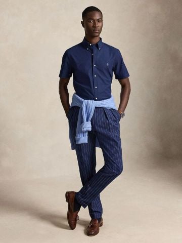 Ralph Lauren - Áo Sơ Mi Nam Custom Fit Stretch Poplin Shirt