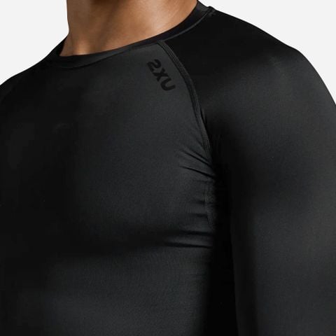 2Xu - Áo thun bó cơ tay dài chạy bộ nam Core Compression Long Sleeve Running - 3