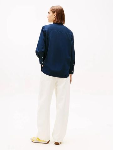 Tommy Hilfiger - Áo Sơ Mi Nữ Tay Dài Essential Poplin Easy Fit Shirt