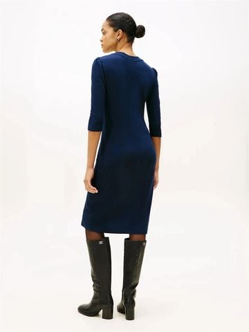 Tommy Hilfiger - Đầm nữ TH Rib Puff Sleeve Dress - 2