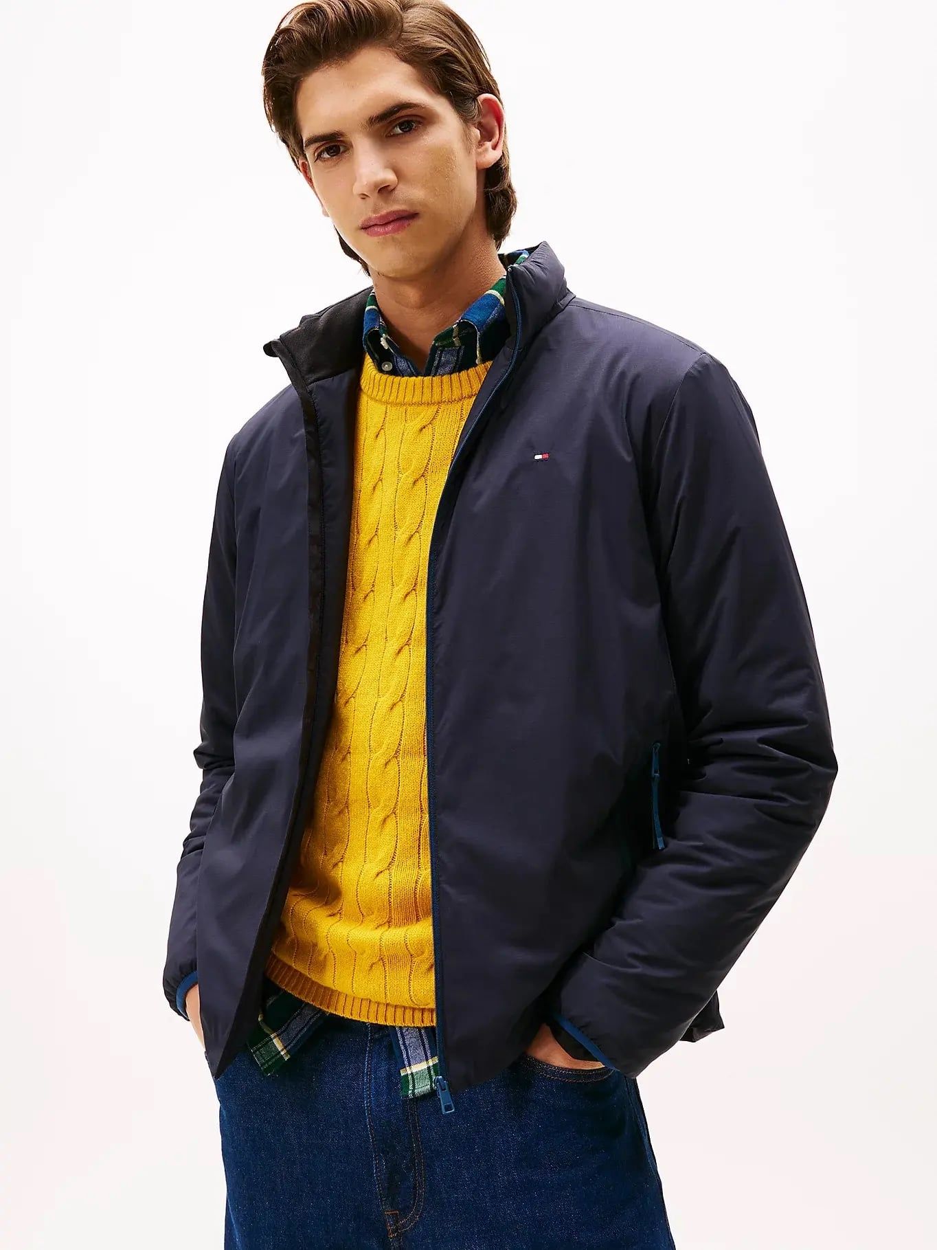 Tommy Hilfiger - Áo khoác tay dài nam Lightweight Blouson Jacket